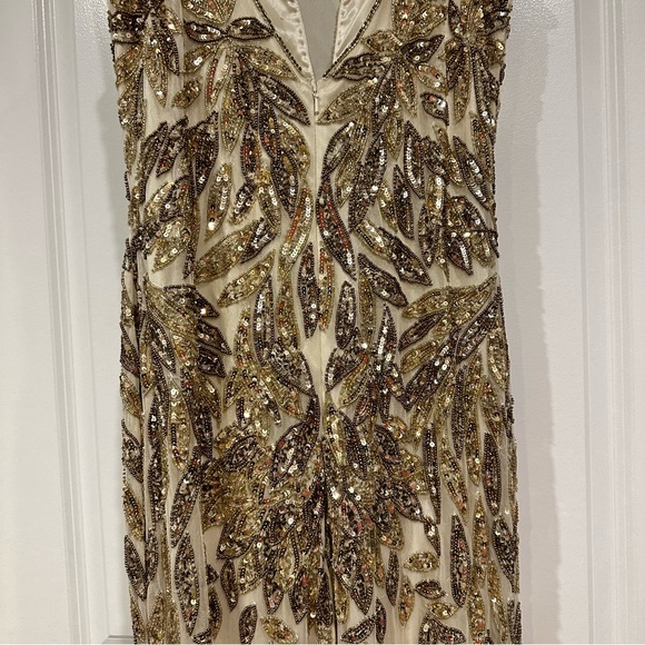 MAC DUGGAL | EMBELLISHED LEAF EVENING GOWN #5107 - Picture 11 of 14